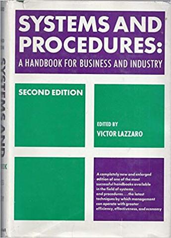 Publicación de Systems and Procedures: A Handbook for Business and Industry