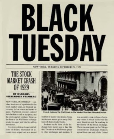 Black Tuesday/Great Depression