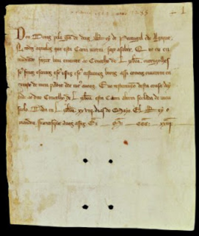 Destacado com função de escravidão da puridade do Infante D.Fernando