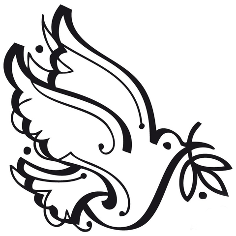 Hemos pues una frase de la paz