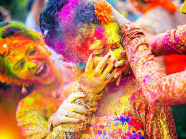 Festival de holi a la India