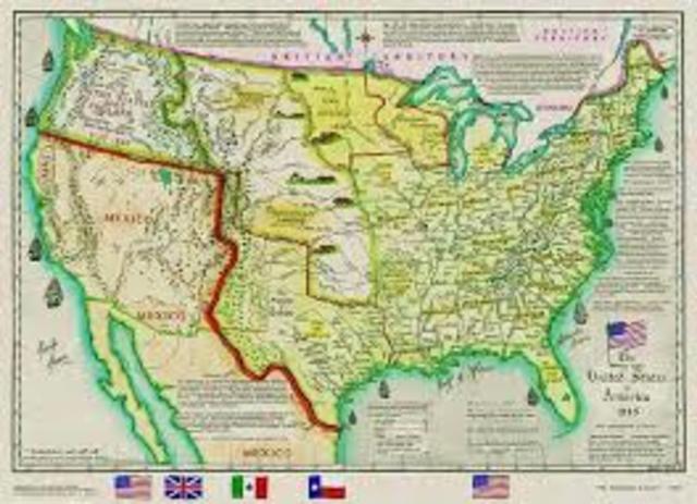 TEXAS SE ANEXA COMO UN ESTADO MÁS DE ESTADOS UNIDOS