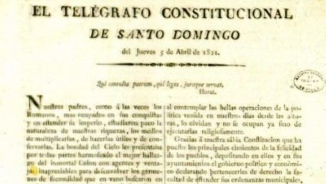 Primer periódico en la República Dominicana