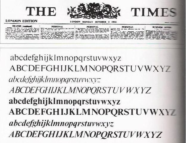 Stanley Morison - Times New Roman