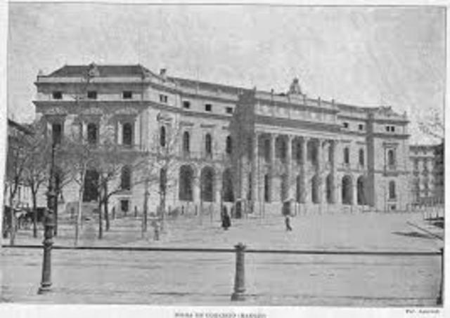 Nacimiento de la Bolsa del Comercio.