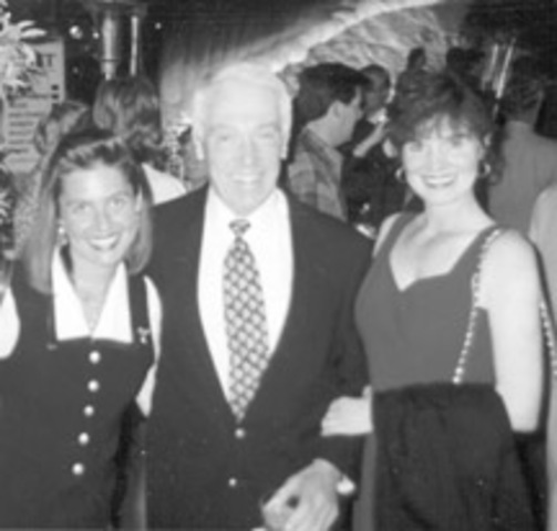 Marv with daughter Kimberly (left) and wife Franat a reception in Phoenix, Arizona earlier this year.