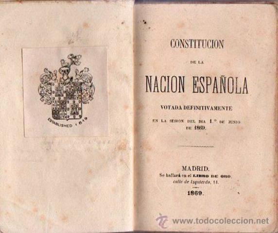 Constitucion de 1869