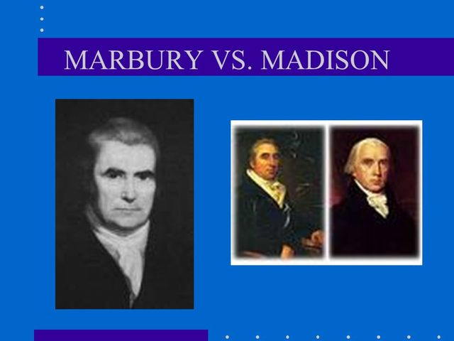 Caso Marbury vs Madison