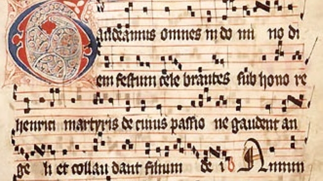 First Gregorian Chant