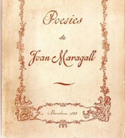 JOAN MARAGALL PUBLICA CINC RECULLS POÈTICS