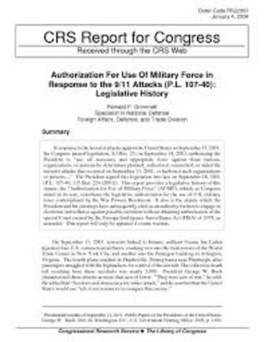 Authorization for Use of Military Force