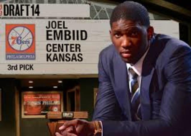 Joel embid gets drafted
