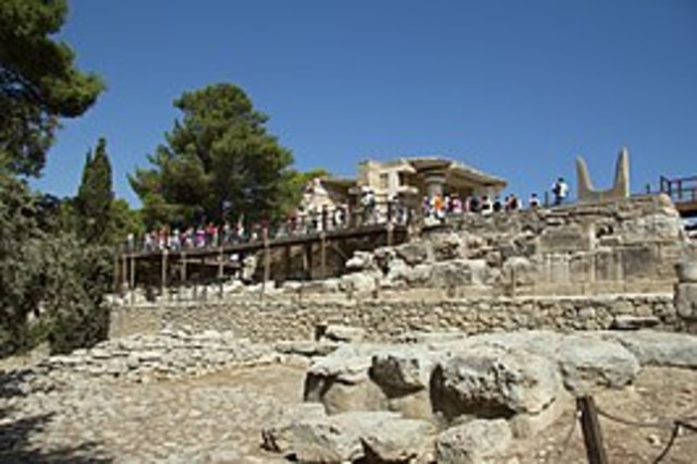 Paleis in Knossos