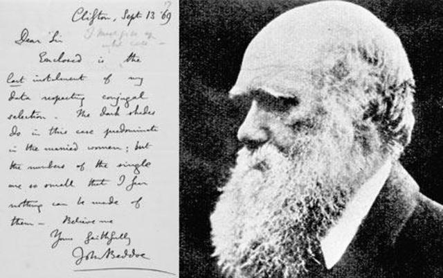 The famous Charles Darwin (1809-1882)