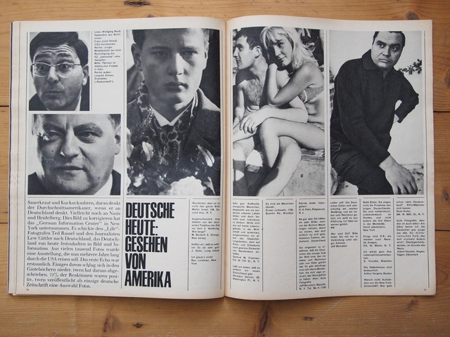 La editirial alemana Springer lanza la revista para adolecentes Twen, su diseño (de parte de Willy Fleckhaus) se convierte en un hito pionero y rompedor del diseño editorial