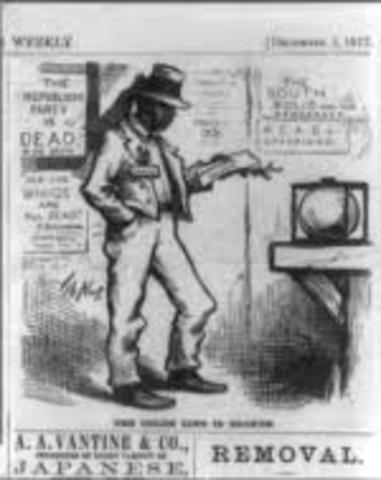 Period of "redemption" after the Civil war