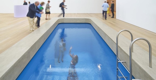 het ‘schijn-zwembad’ (swimming pool)