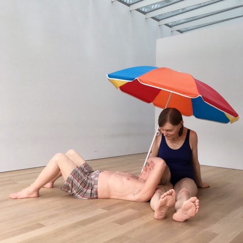 Couple under an Umbrella
