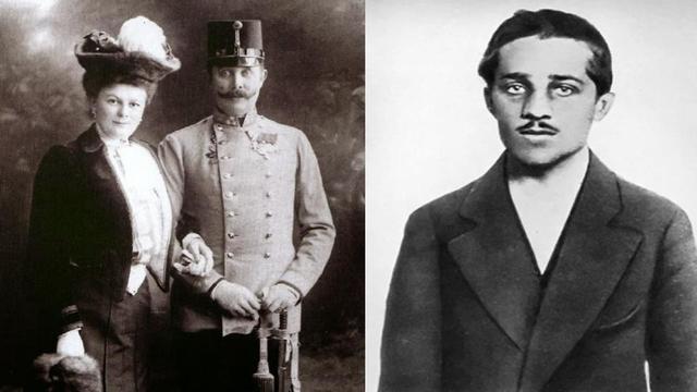 Asesinato del archiduque Francisco Fernando de Austria.