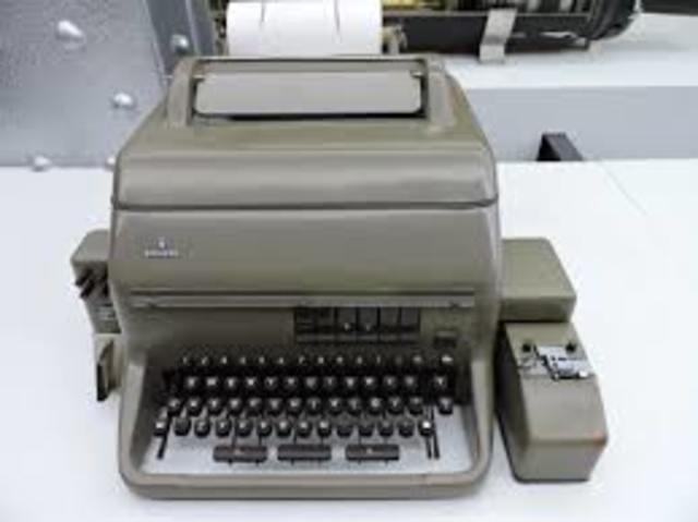 El teletipo.