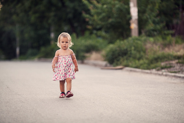 Toddler Walks! Completely Alone! Easily!