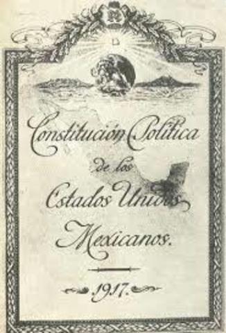 CONSTITUCIÓN POLÍTICA DE LOS ESTADOS UNIDOS MEXICANOS DE 1917