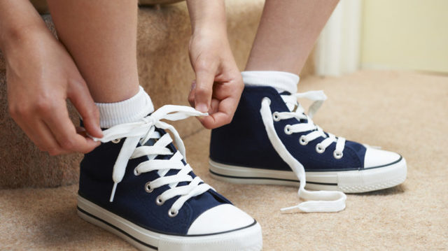 Child Coordinated Enough to Tie Own Shoelaces!