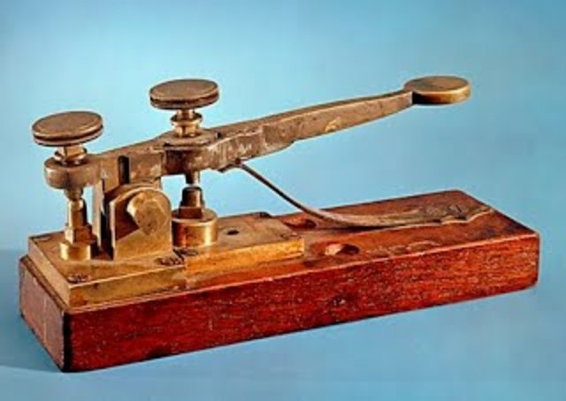 Creación del telégrafo eléctrico en Morse