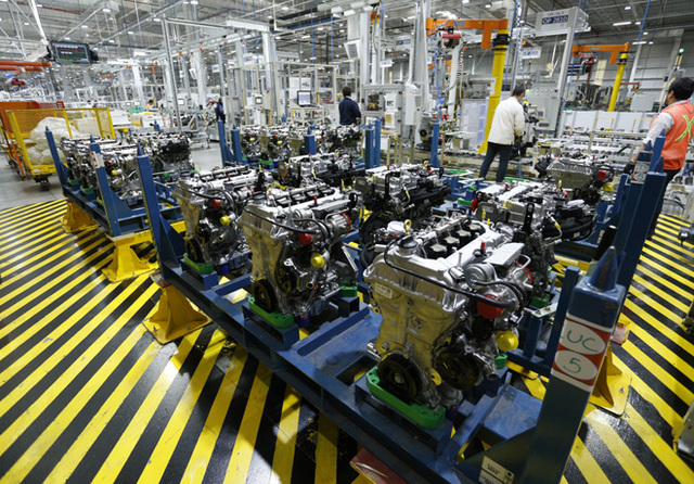 primera fábrica automatizada en el mundo para la producción de motores.