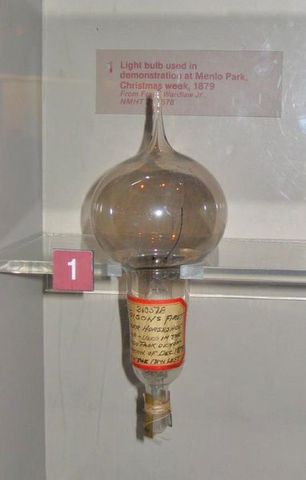 La bombilla de Thomas Alva Edison