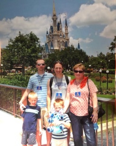 We visit Disney World the first time.