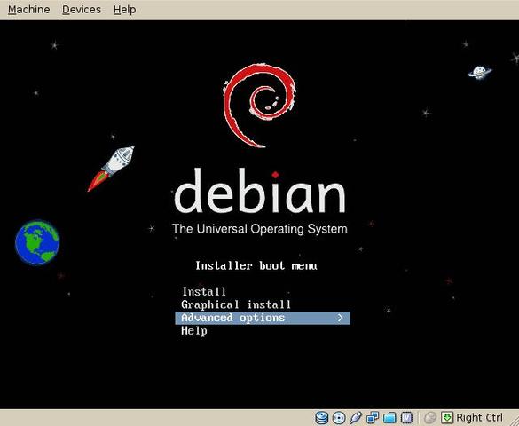 El Distribucion Debian es establecido.