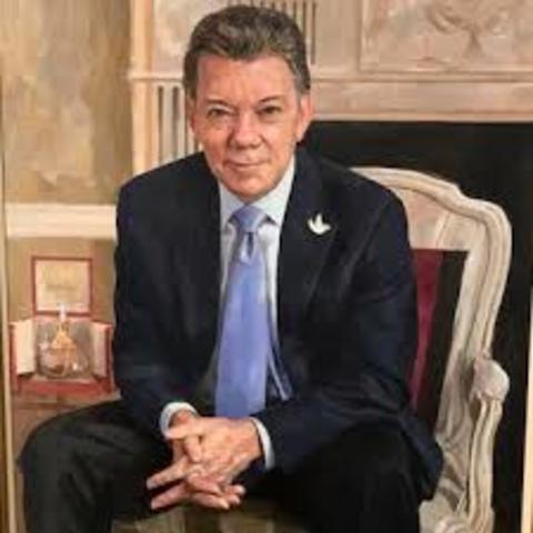 Juan Manuel Santos reelecto.