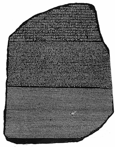 Discovery of the Rosetta Stone