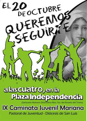 IX CAMINATA JUVENIL MARIANA