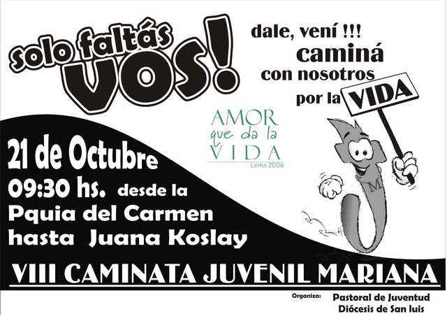 VIII CAMINATA JUVENIL MARIANA