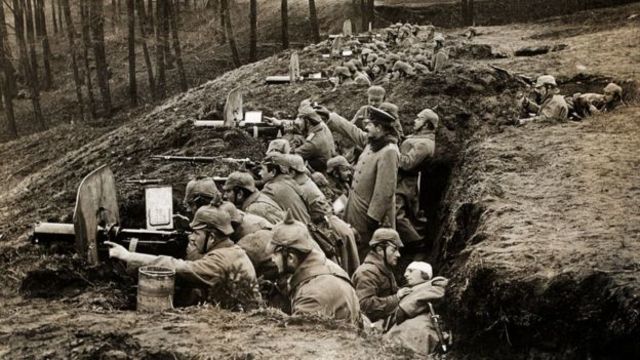 Inicio de la Primera Guerra Mundial