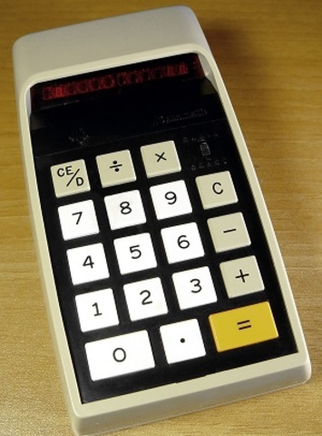 TI-2500 Data Math - first hand held calculator