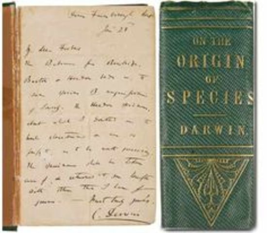 Charles Darwin, Origins of Species Published