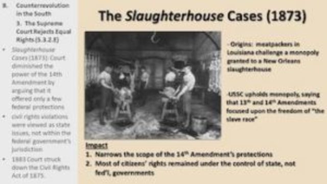Slaughterhouse Cases (Supreme Court)