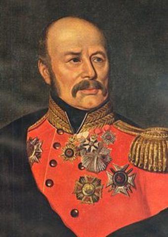 1834 Peter Von Scholten udnævnt som guvernør