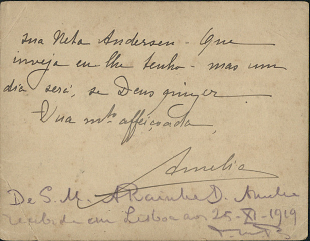 A rainha felicita o seu nascimento