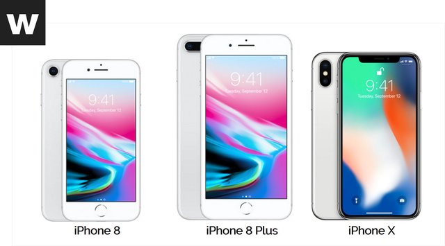 iPhone 8, 8Plus y iPhone x