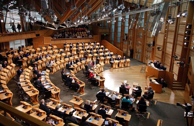 The New Scottish Parliament building is completed