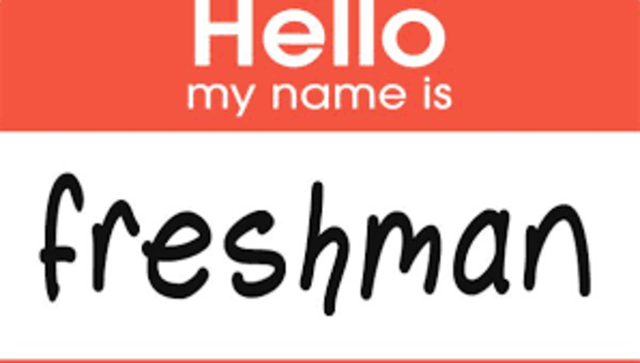 voy a orientación para el estudiantes de primer año.