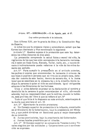 Ley de Protección de la Infancia