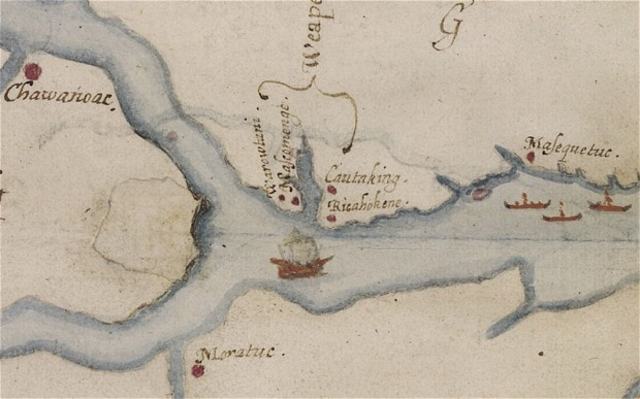England to Roanoke Island