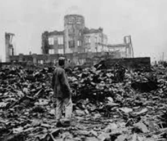 Dropping the atomic bombs