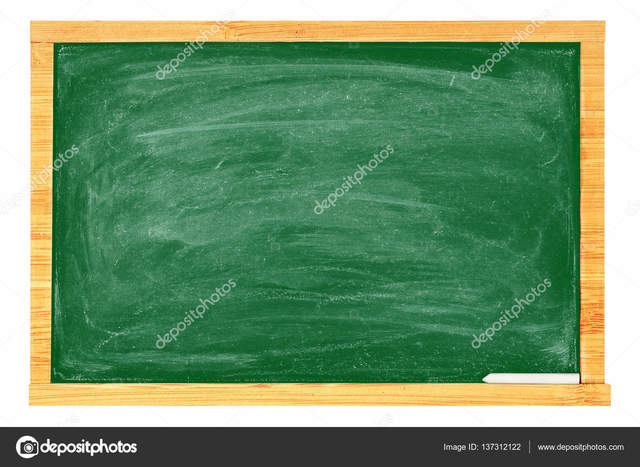 primer pizarrón tradicional o común