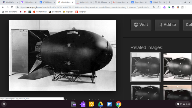 Dropping of the Atomic Bombs (1945)